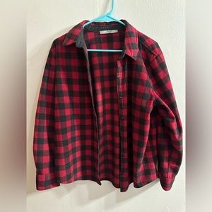 Black and Red Plaid Flannel